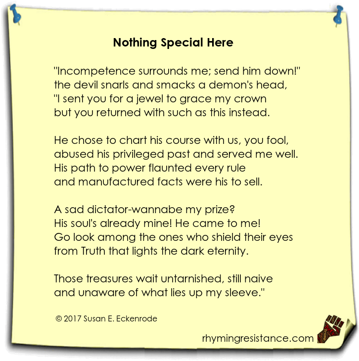 Poem Nothing Special Here PNG