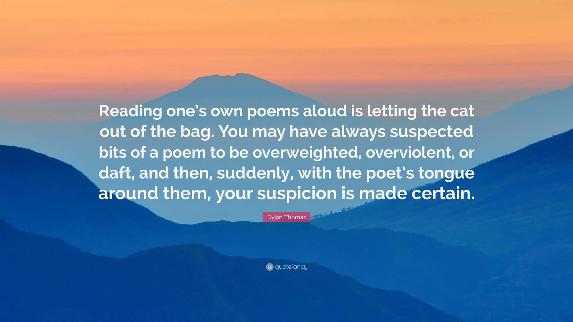 "The sweet joys of poetic expression"