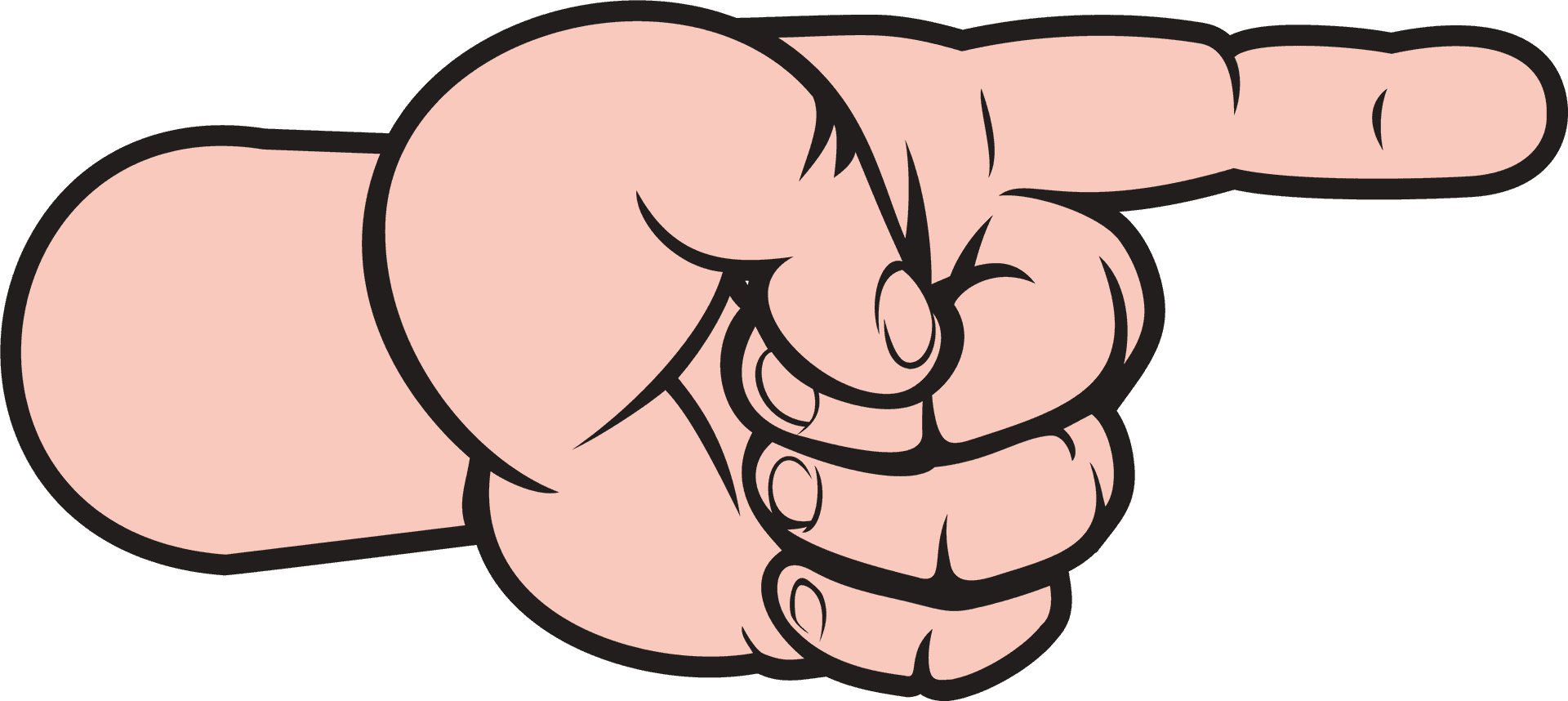 Pointing Hand Clipart PNG