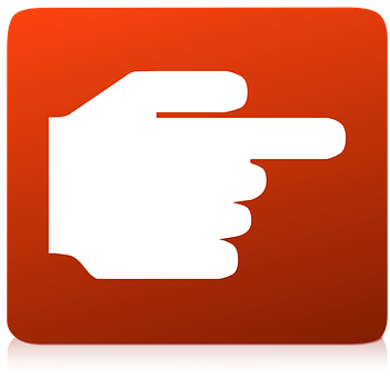 Pointing Hand Icon PNG