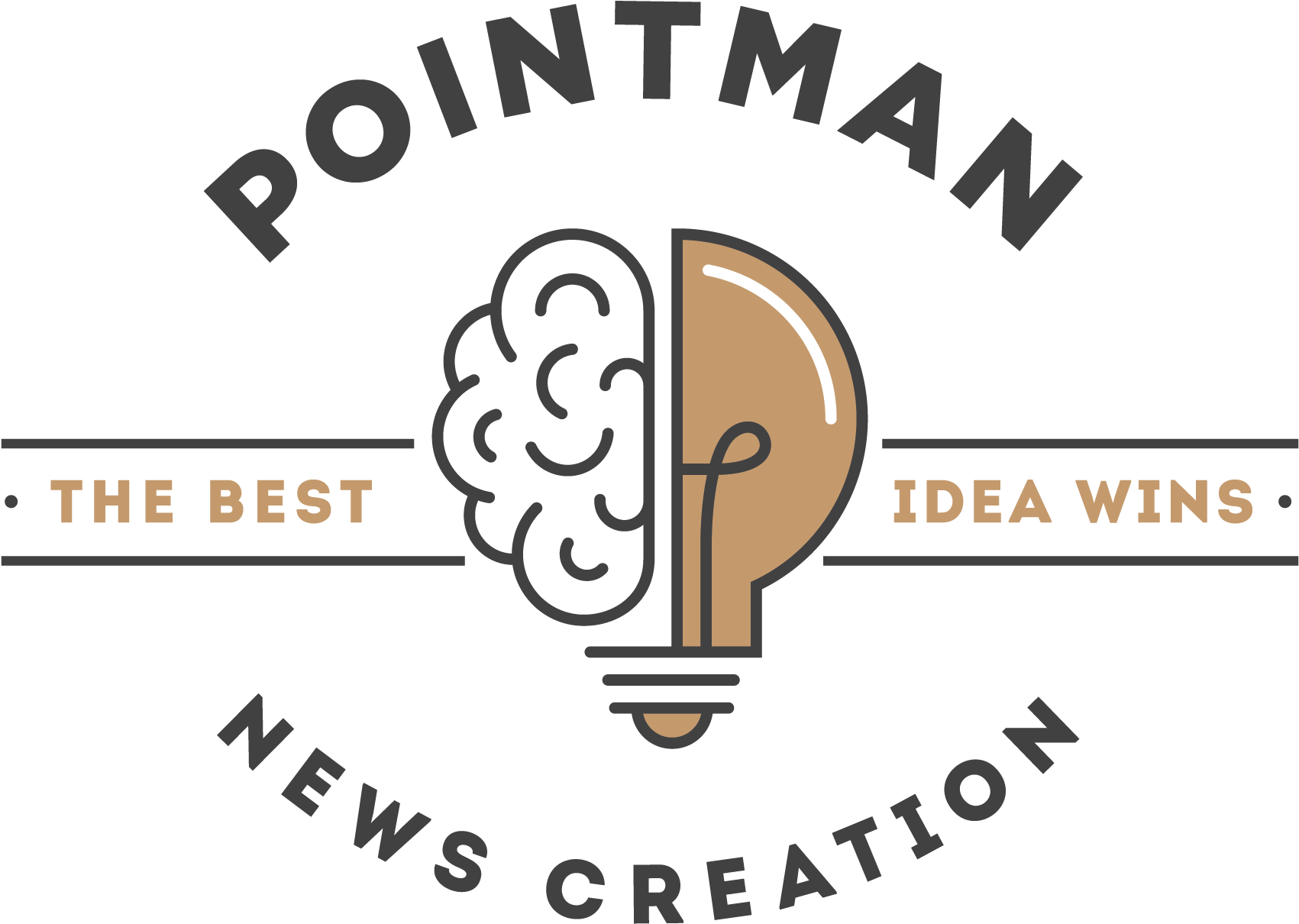 Pointman News Creation Logo PNG