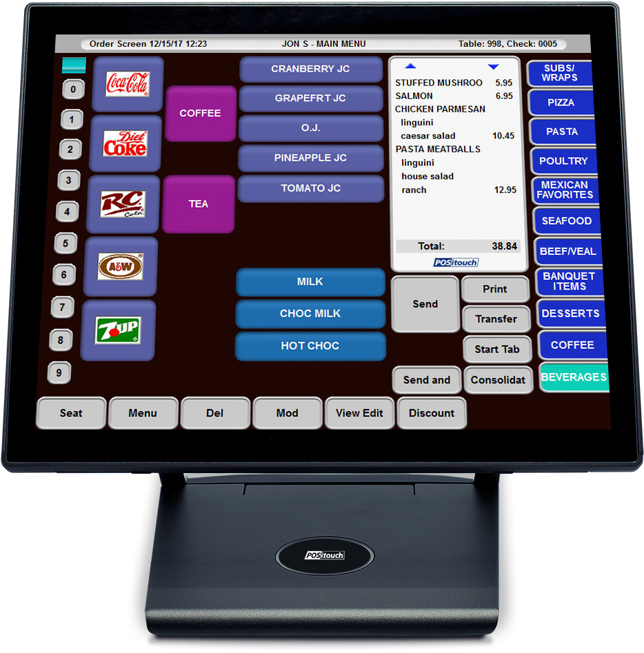 Pointof Sale System Display PNG