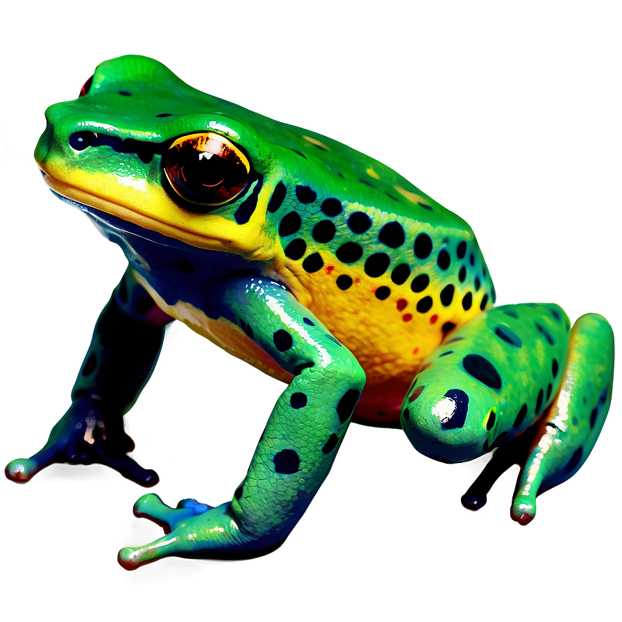 Poison Dart Frog Warning Colors Png 06132024 PNG