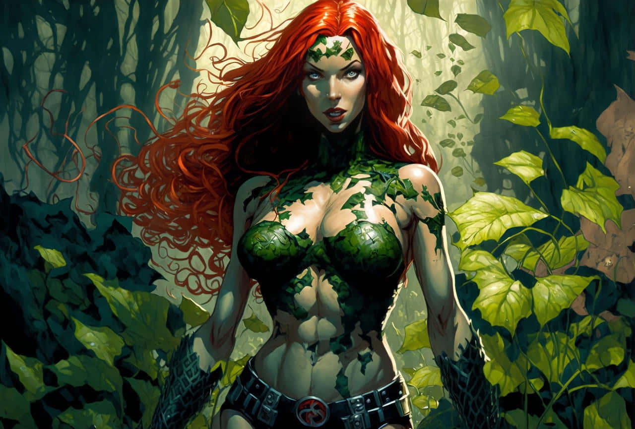 Poison Ivy Artwork D C Comics Wallpaper