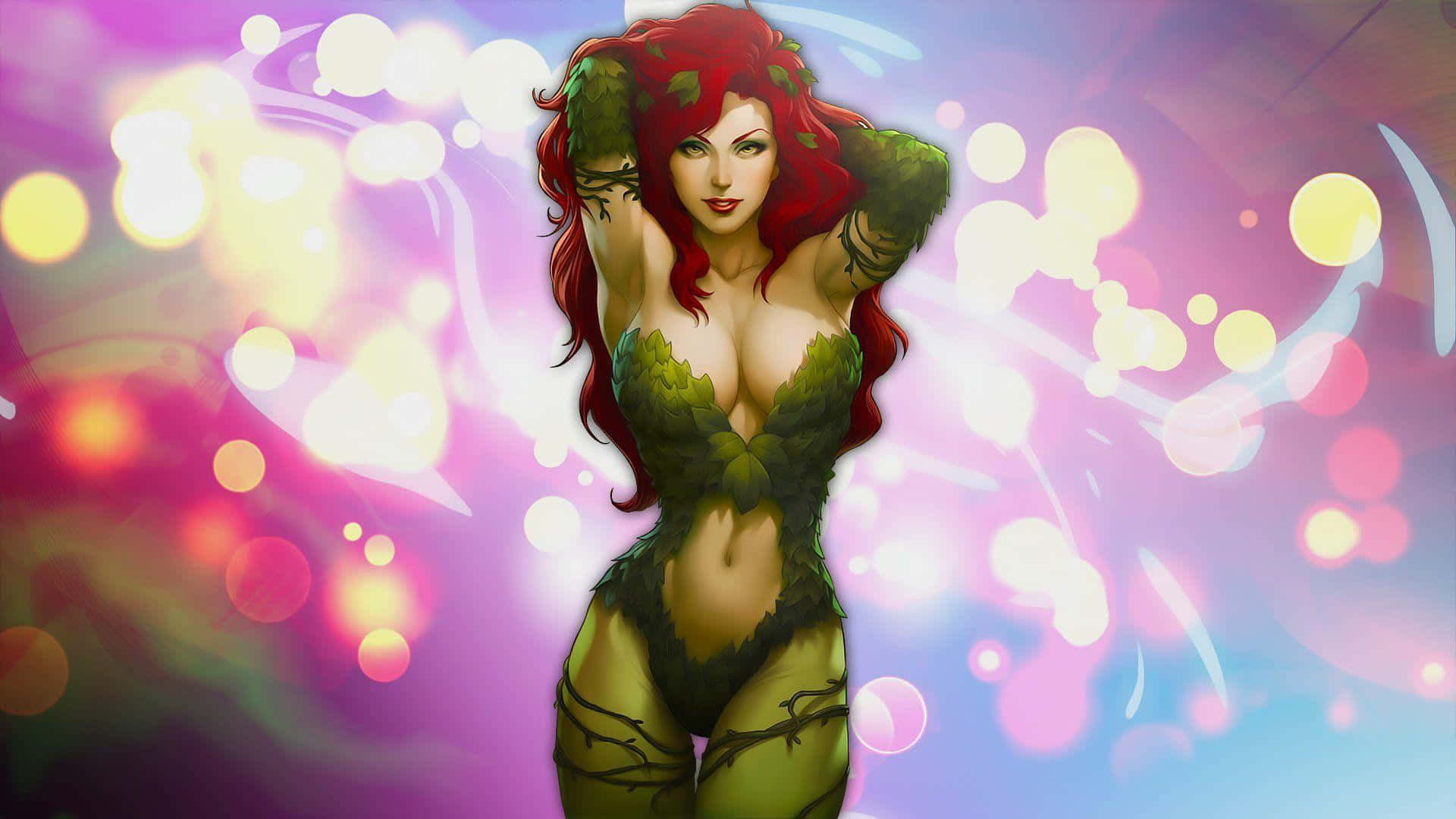 Poison Ivy Bokeh Background Wallpaper