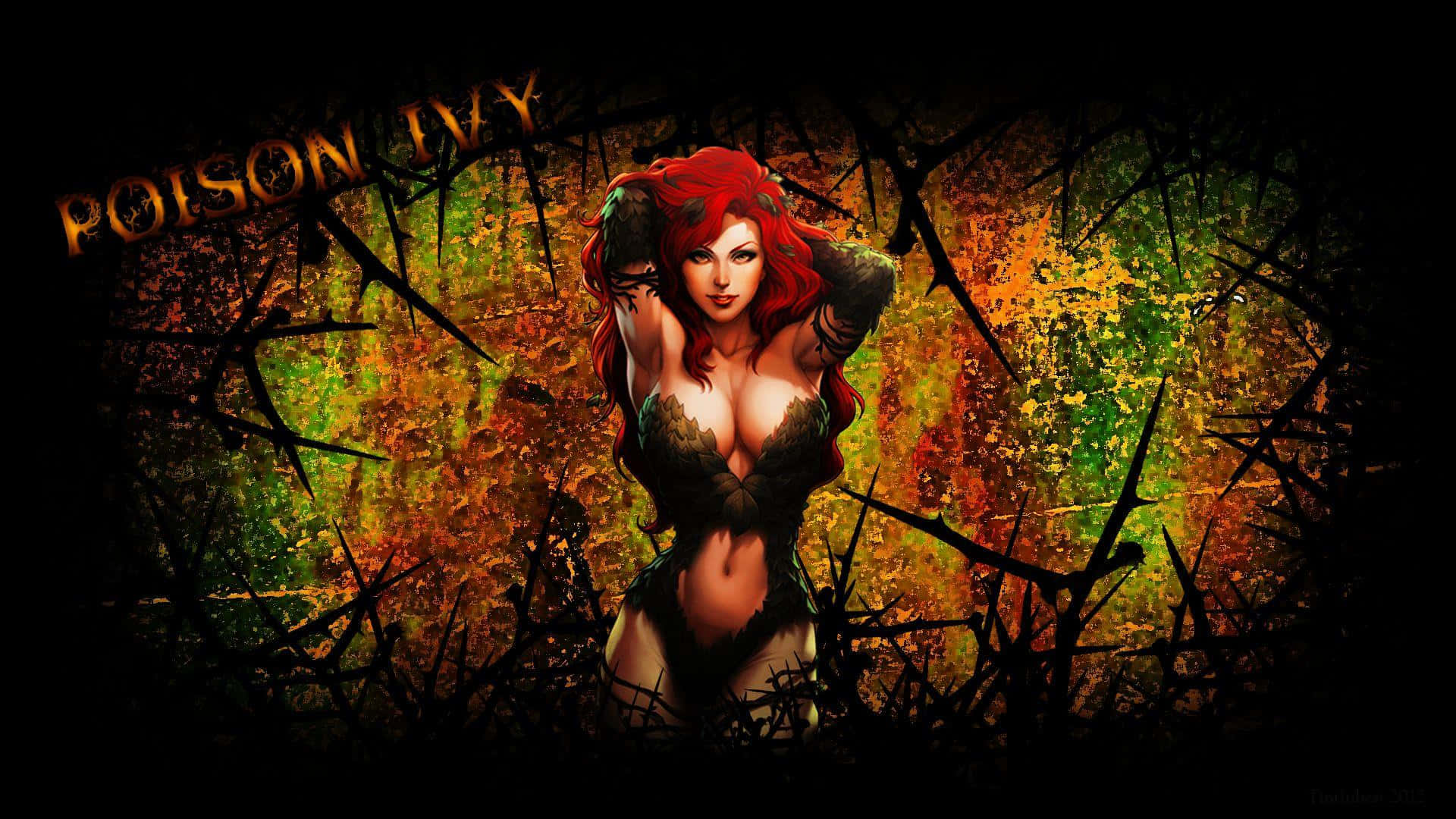Poison Ivy Fan Art Wallpaper