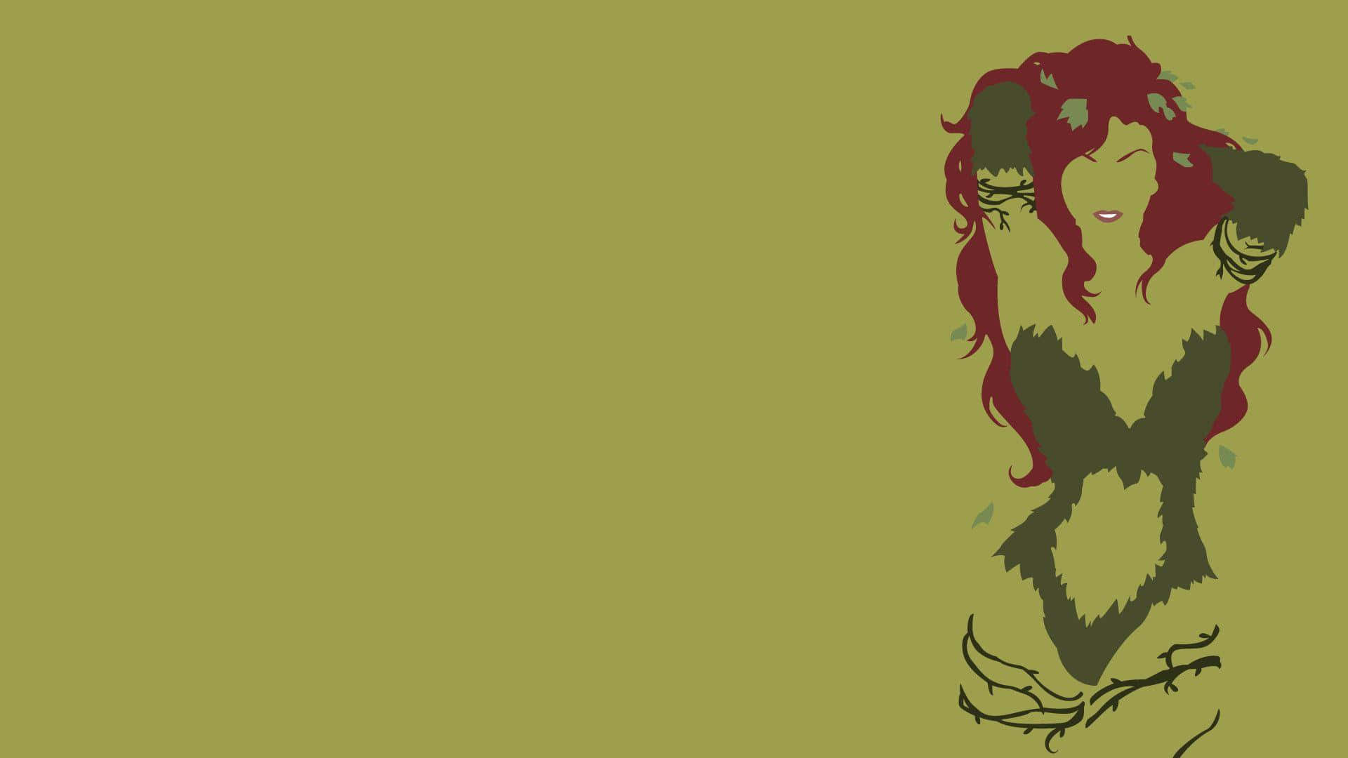 Poison Ivy Silhouette Art Wallpaper