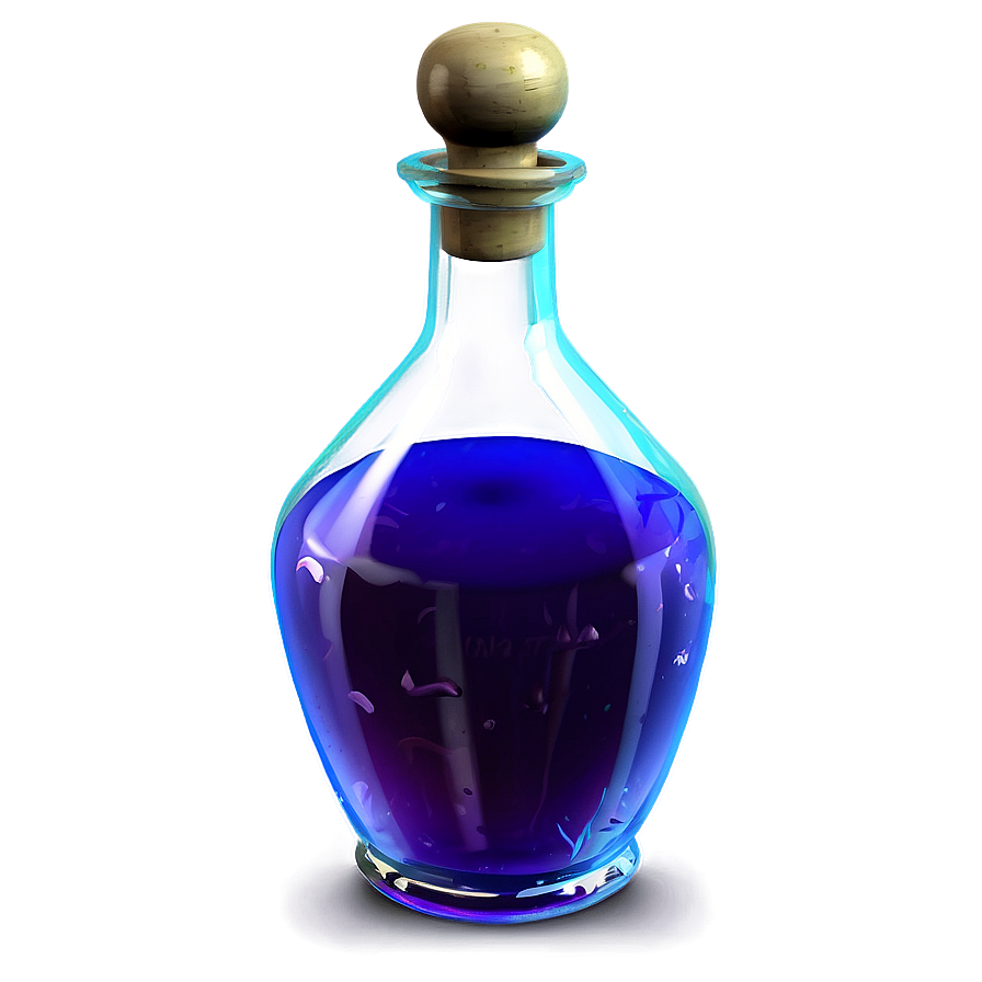 Poison Potion Bottle Png 06132024 PNG