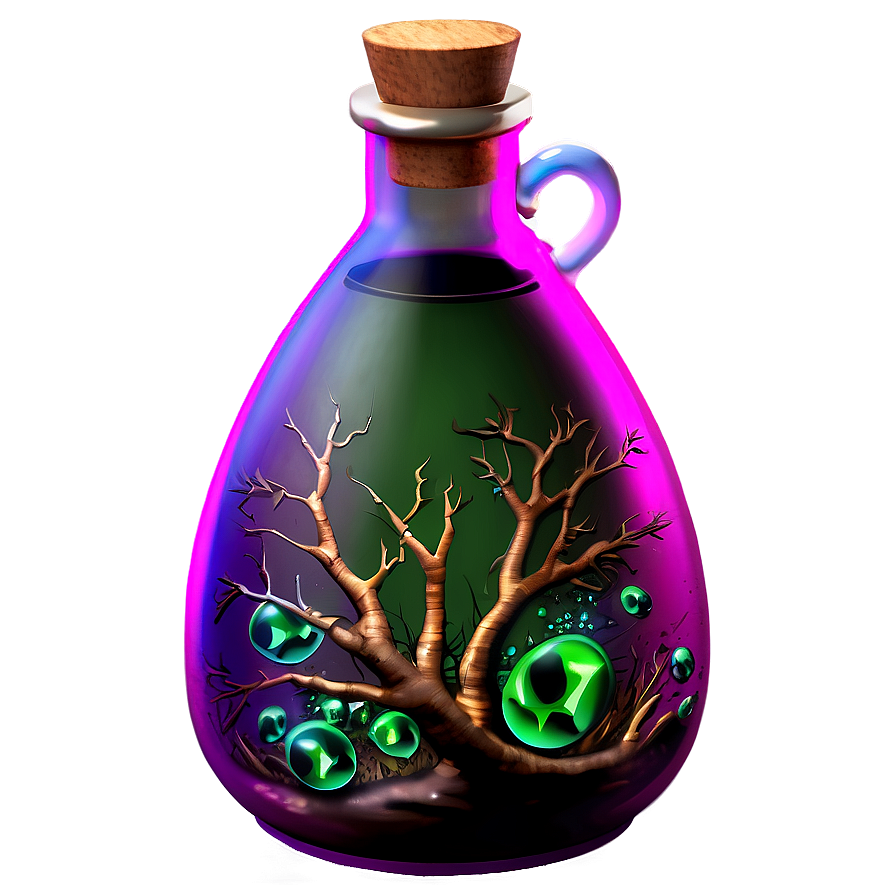 Poison Potion Bottle Png Cjn PNG