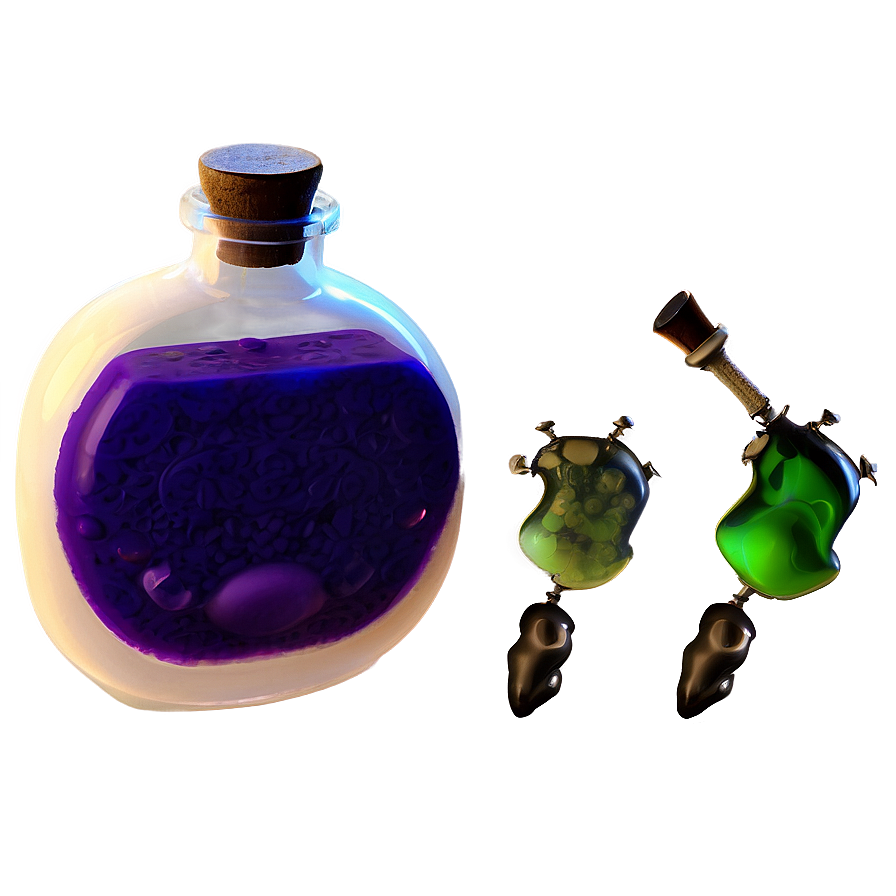 Poison Potion Bottle Png Ywt17 PNG