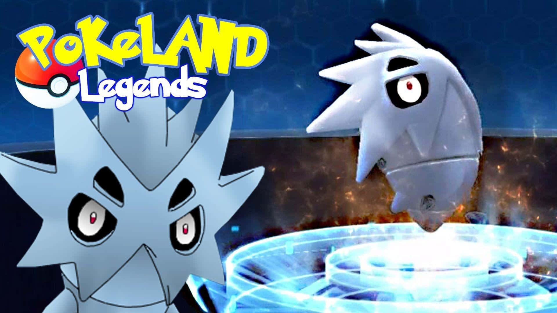 Poke Land Legends Pupitar Evolutie Achtergrond