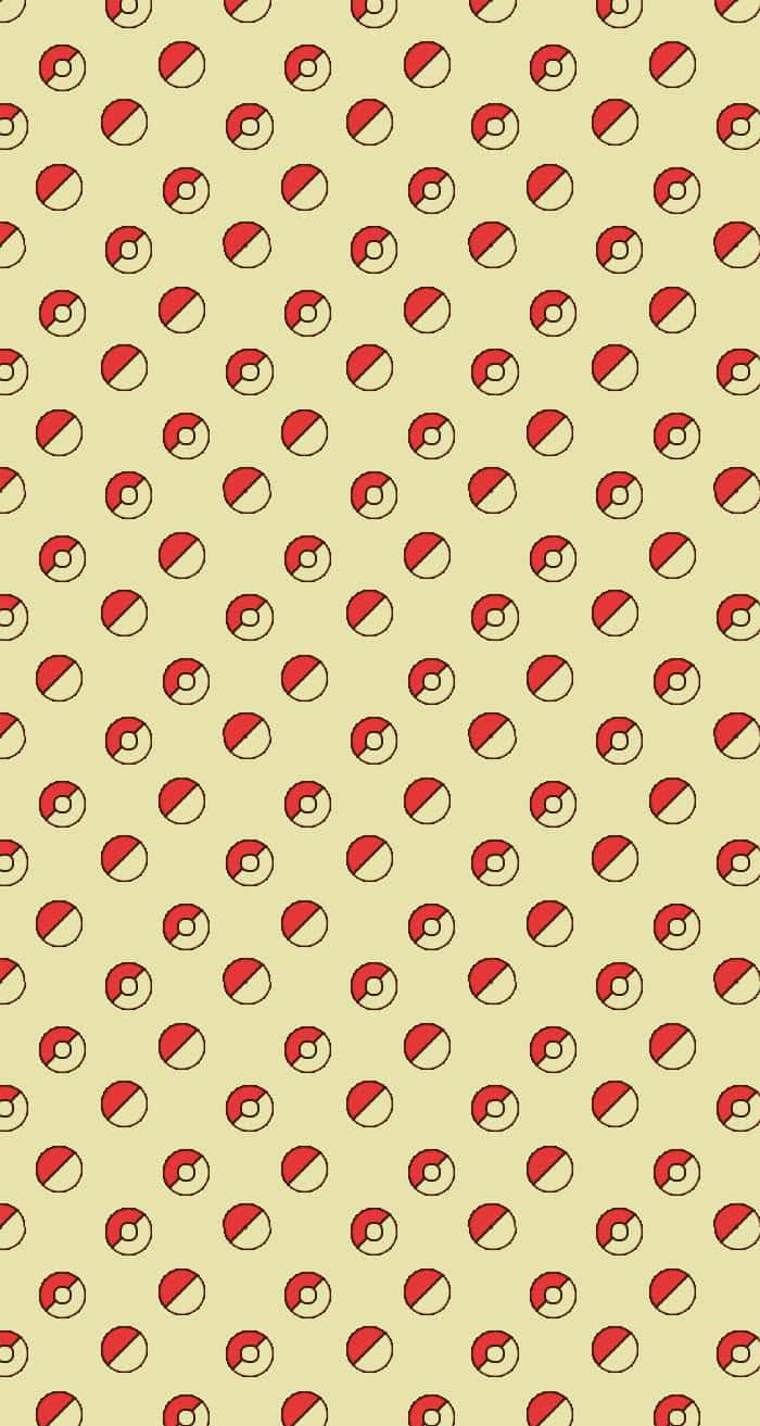 A vibrant and detailed Pokeball background