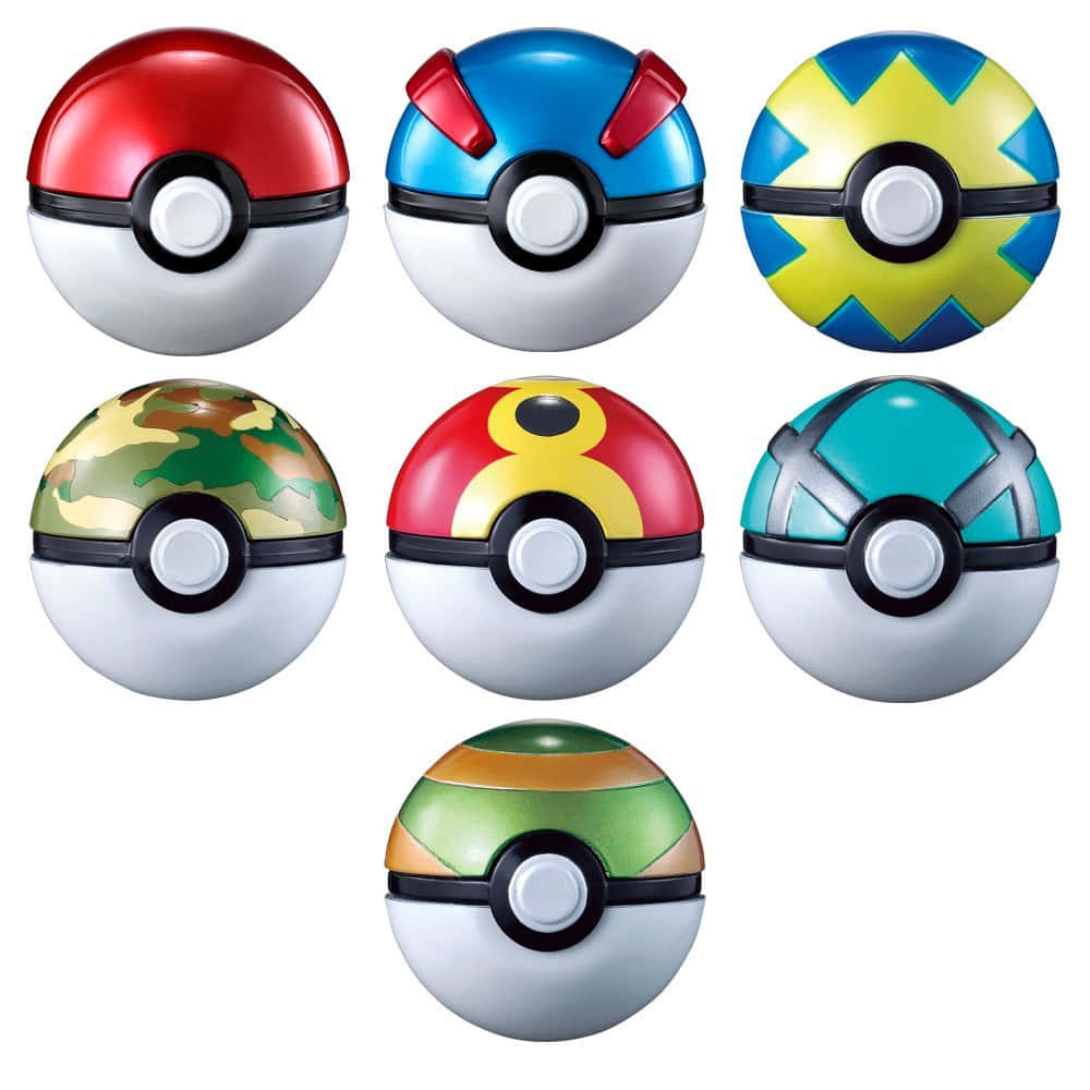 pokemon ball set of six