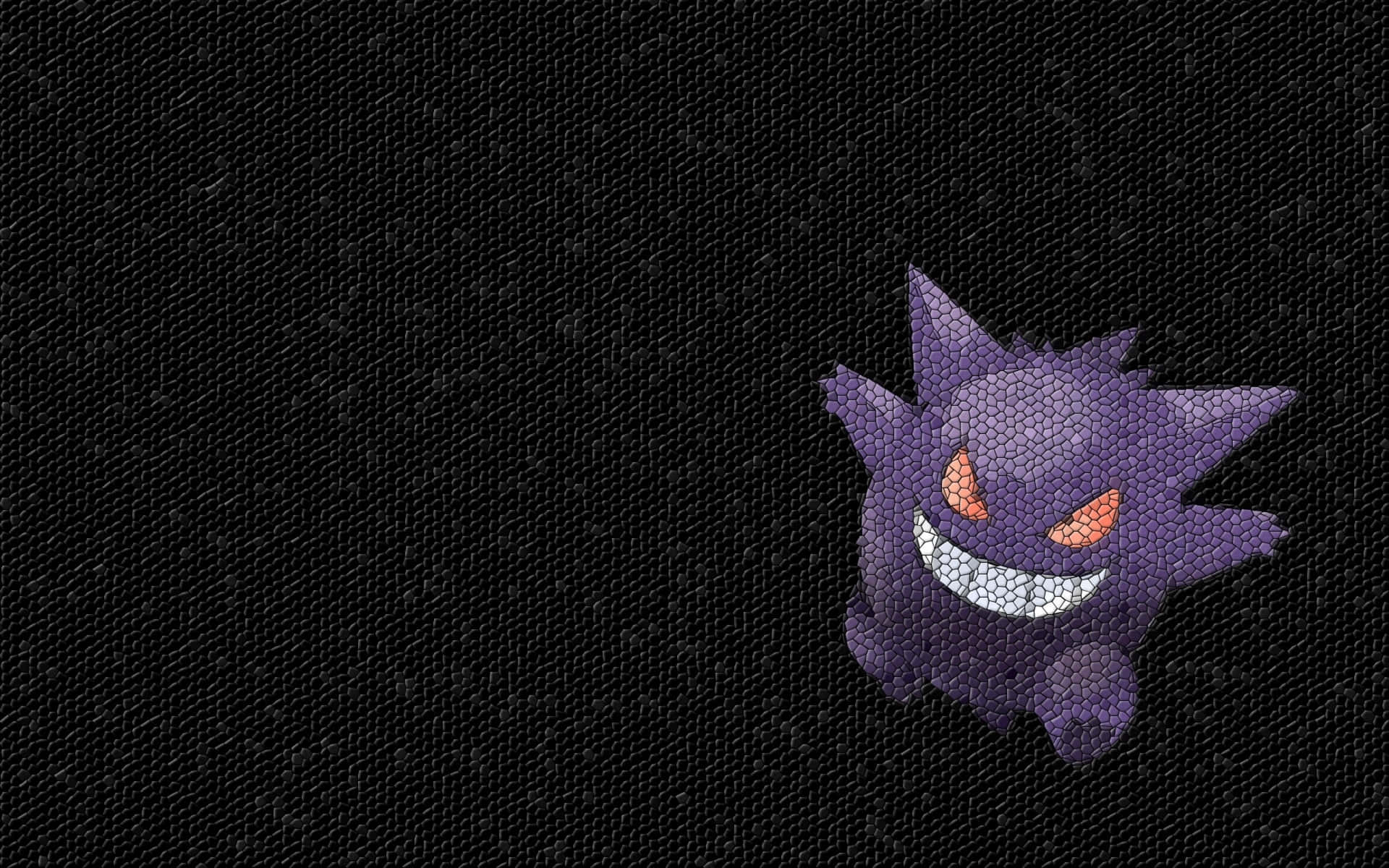 Sjov Gengar Spøgelses Pokemon Æstetisk Wallpaper
