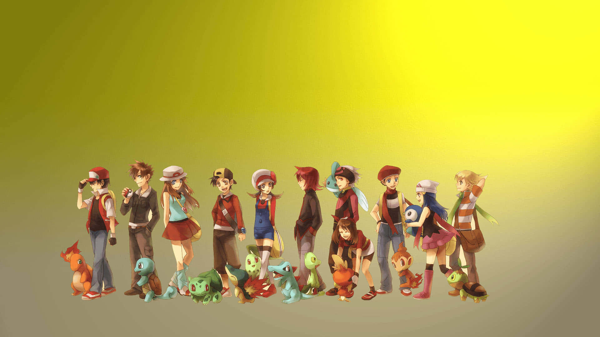 Maestrosestéticos De Pokémon. Fondo de pantalla