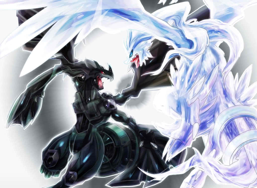 Black And White Pokemon Battle Background
