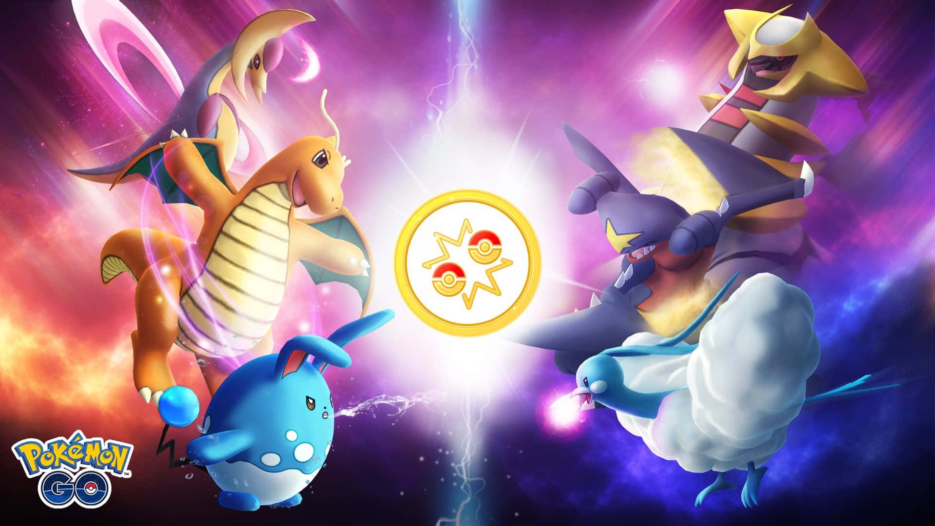 Designdel Poster E Logo Sfondo Di Sfida Pokemon