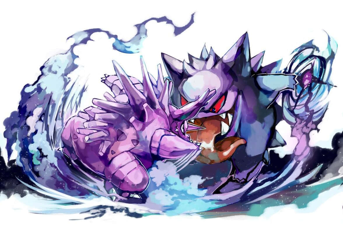 Purple Aesthetic Pokemon Battle Background