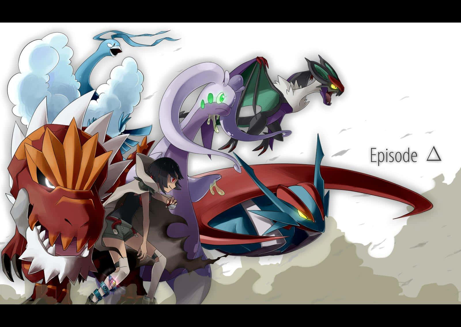 Pokemon Battle Scene Noivernand Friends Wallpaper