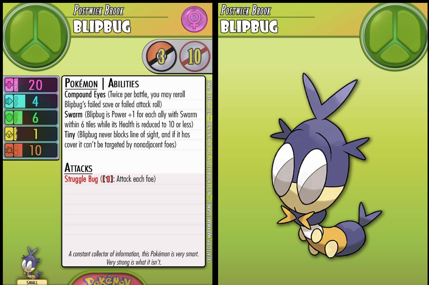 Pokémon Blipbug Abilities Wallpaper