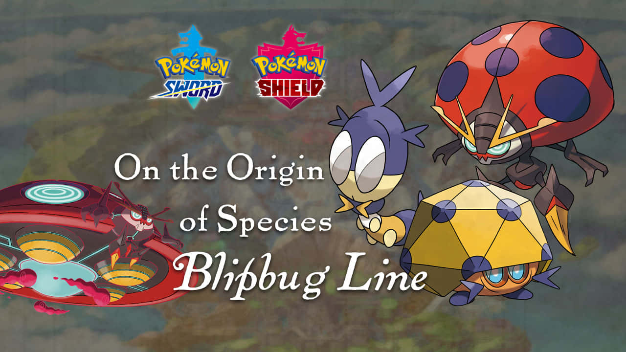 Líneade Pokémon Blipbug Fondo de pantalla
