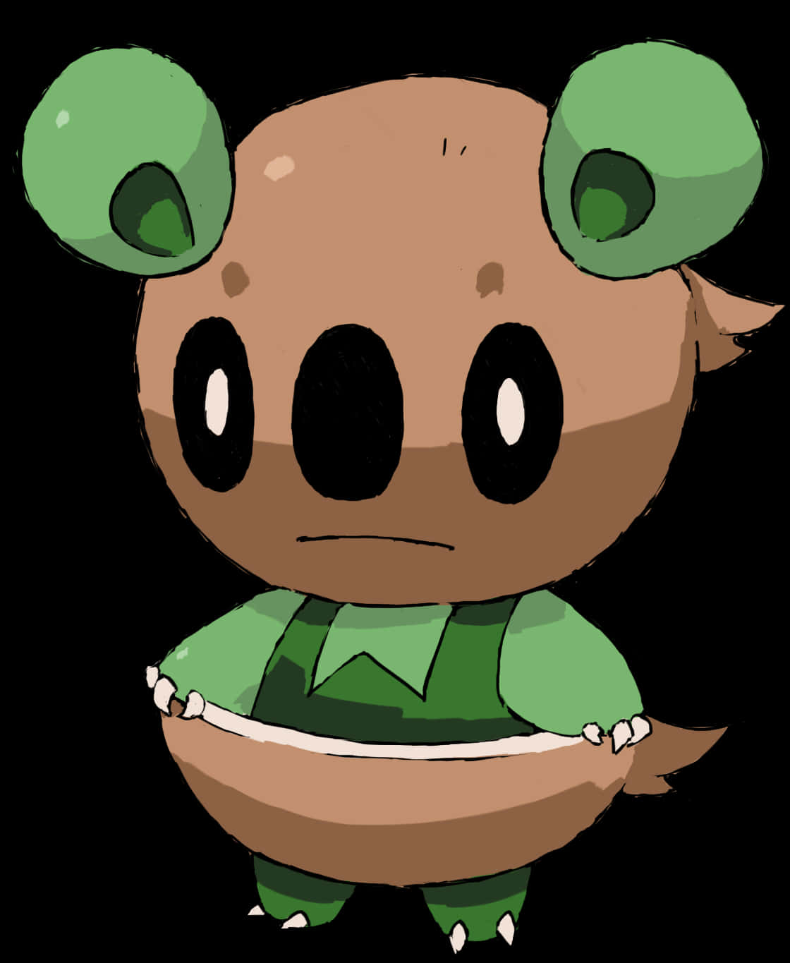Pokemon Bonsly Standing PNG