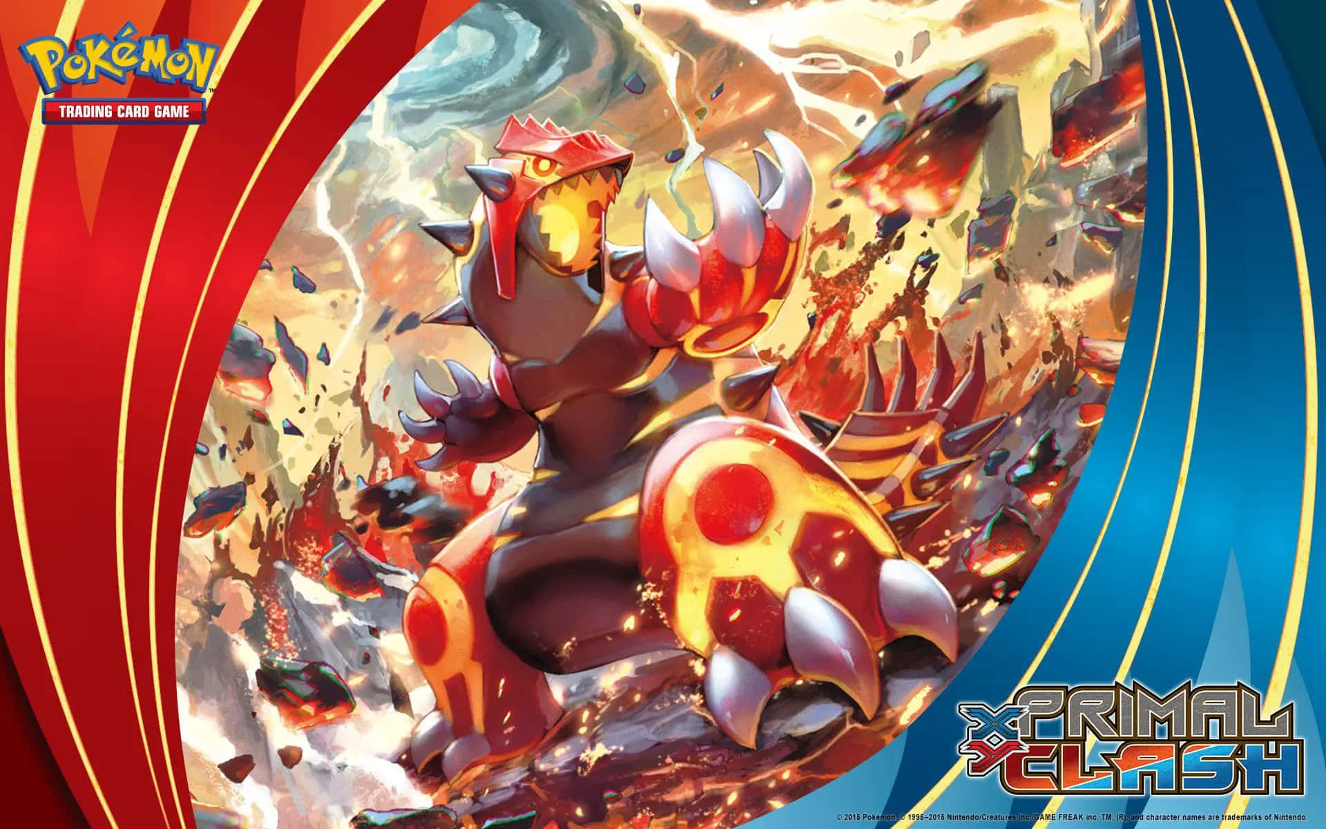 Groudon X And Y Pokemon Card Background