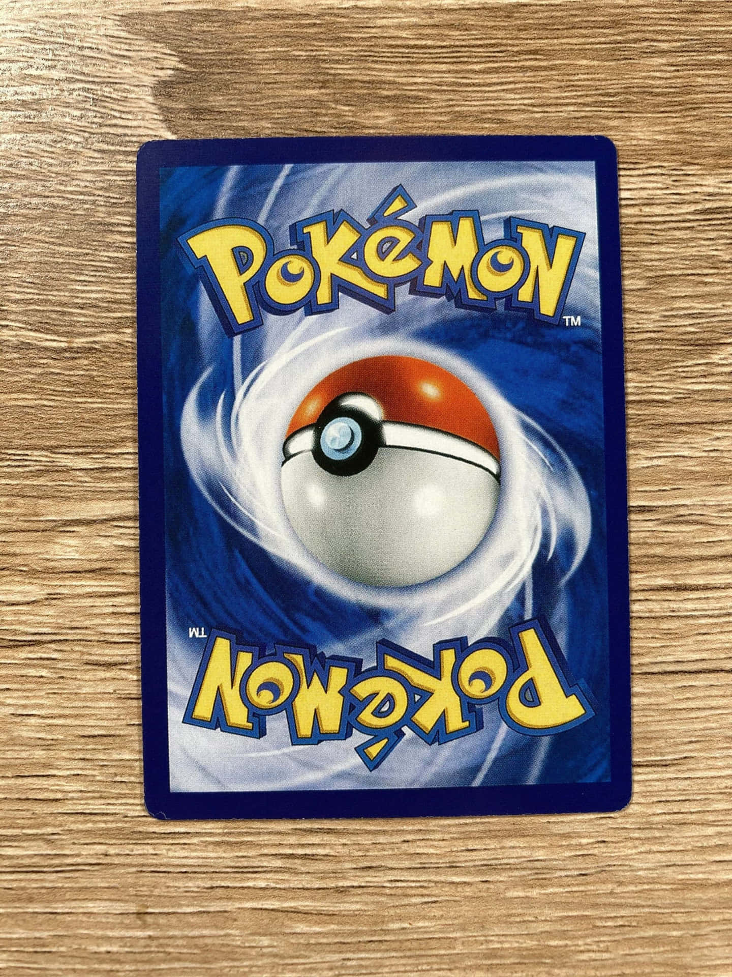 Baksidaav Pokémon-kort Bakgrund