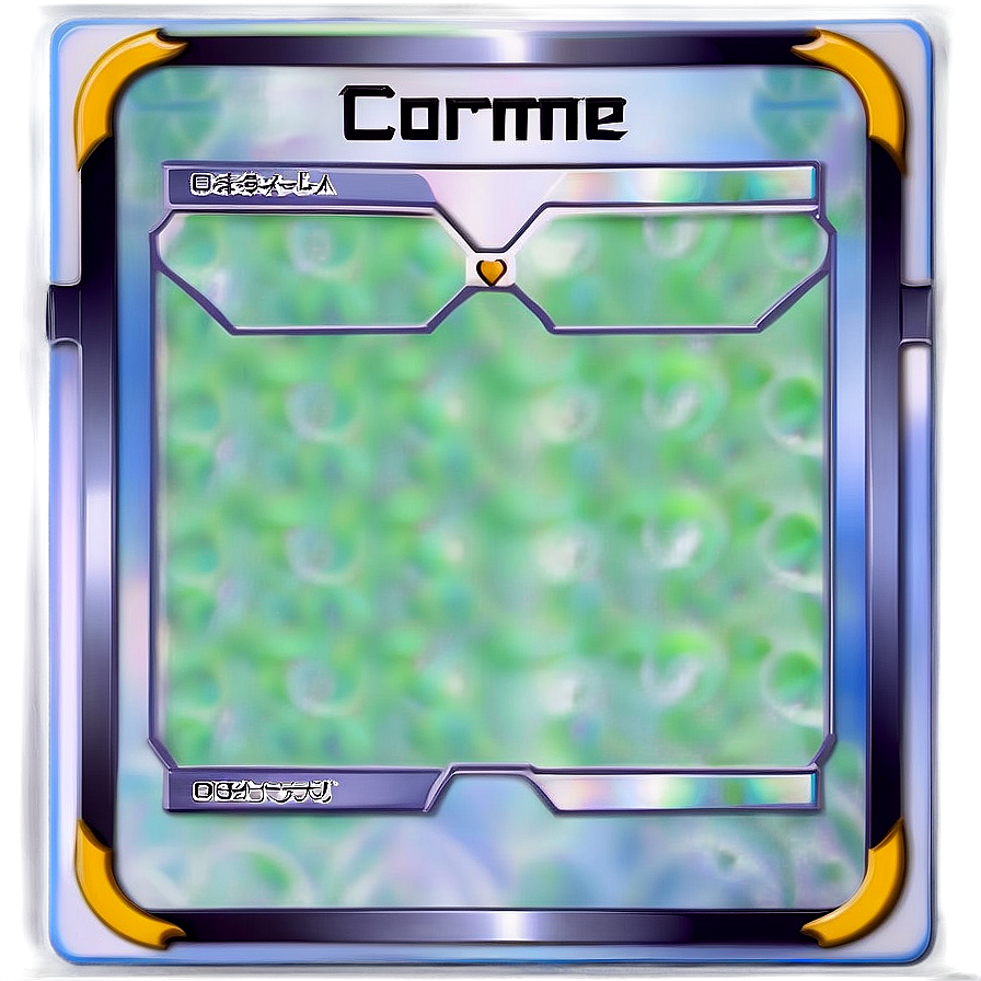 Pokemon Card Game Template Png 33 PNG