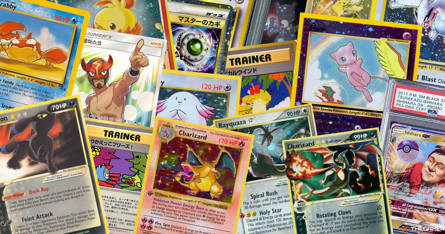 Pokémonkortssamlingen Samling Av Kort