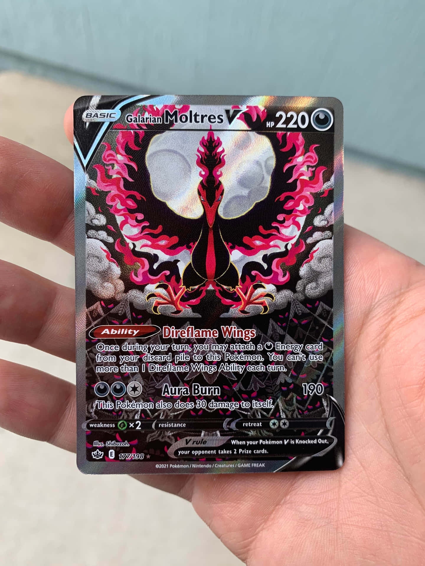 Pokemon Card Pictures Galarian Moltres Picture