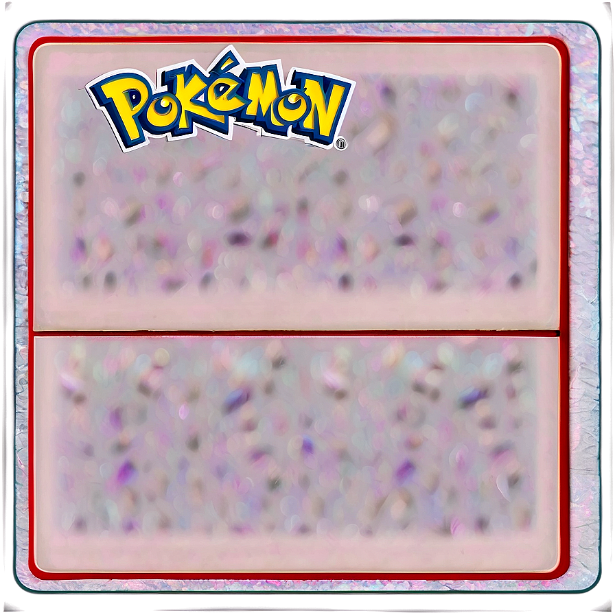 Pokemon Card Template Easy Print Png 06212024 PNG