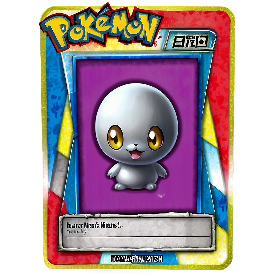 Pokemon Card Template Full Art Png Ueo PNG