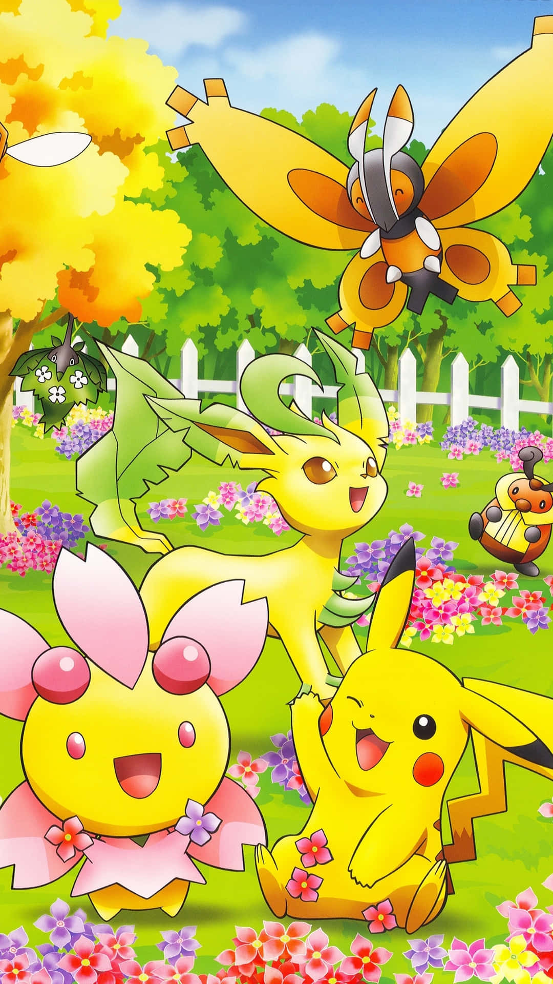 Exciting Pokémon Characters Adventure Wallpaper