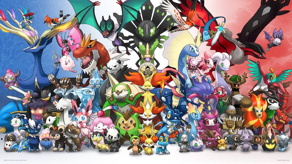 Pokemon Characters Evolution Wallpaper