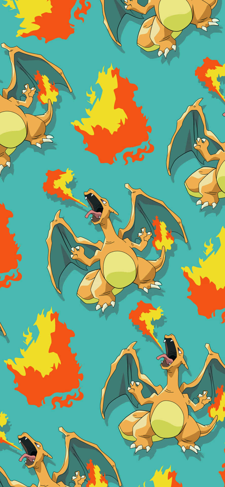 Fri den kraft af Pokemon Charizard Wallpaper