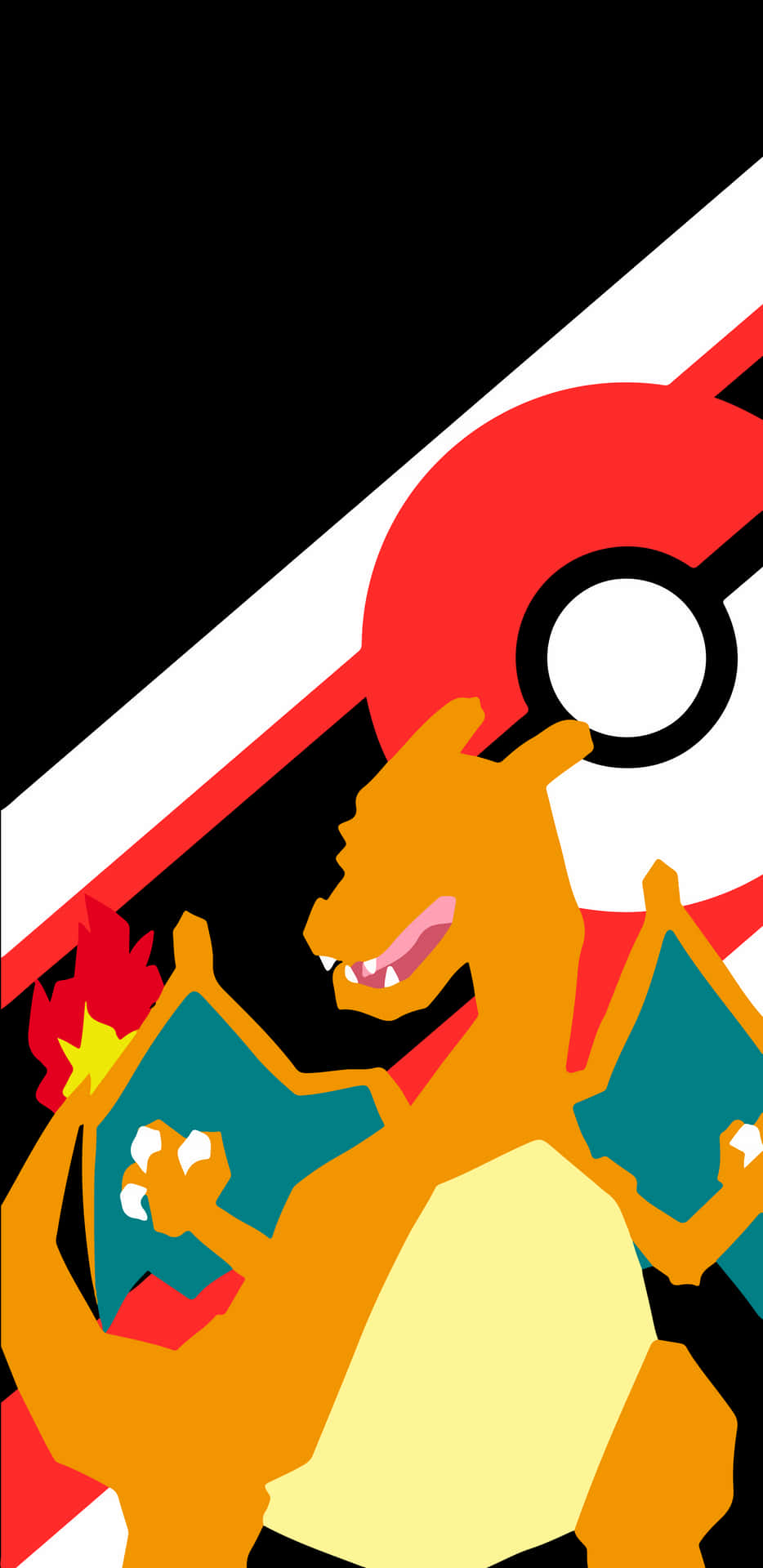Denne legandariske Fire-Type Pokemon er Charizard Wallpaper