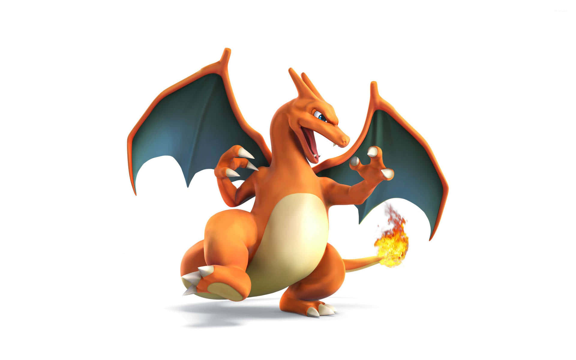 Charizard,das Geschätzte Feuer-typ Pokémon. Wallpaper