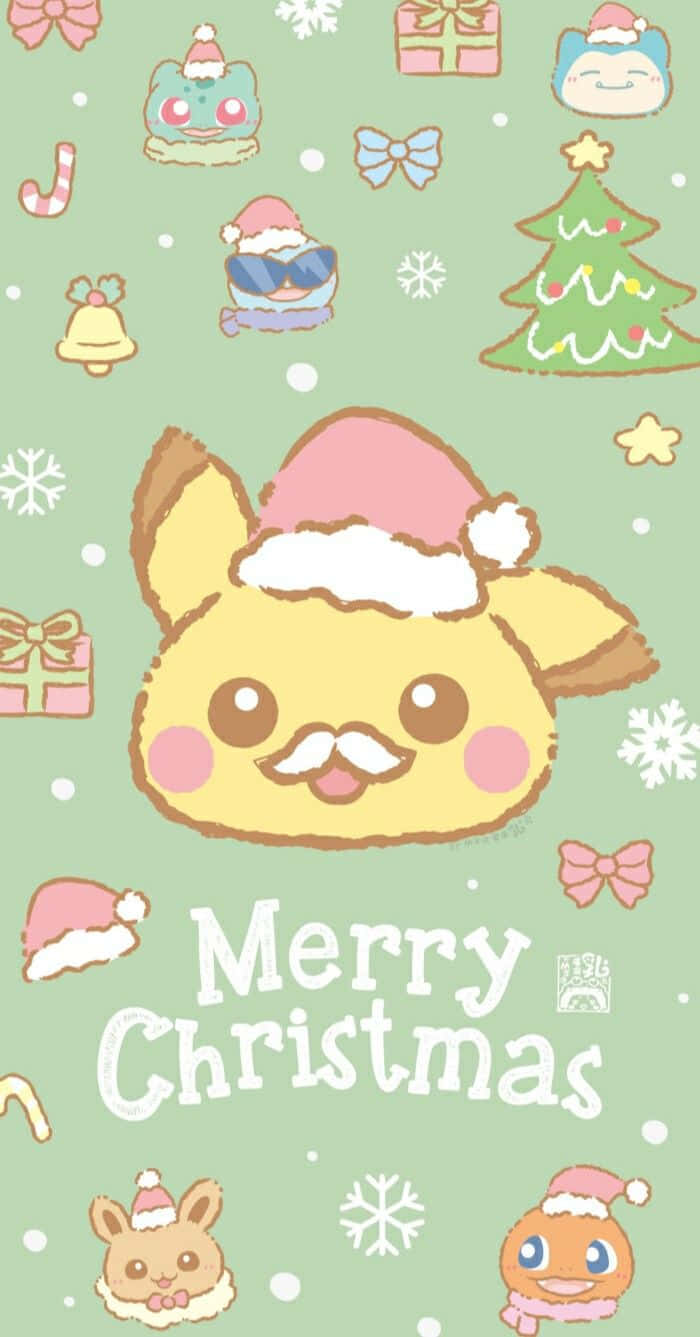 pokemon christmas  Christmas Fan Art 40000686  Fanpop
