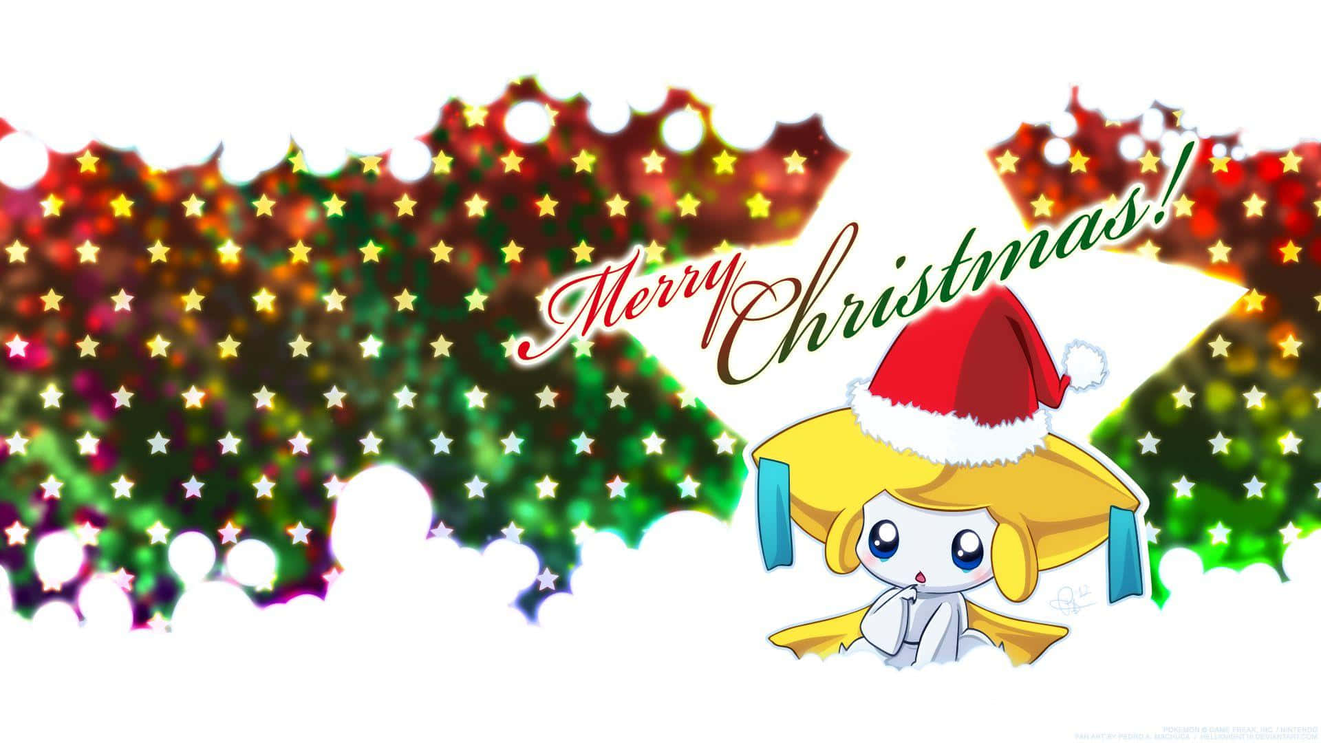 Celebrating Christmas like true Pokemon fans! Wallpaper