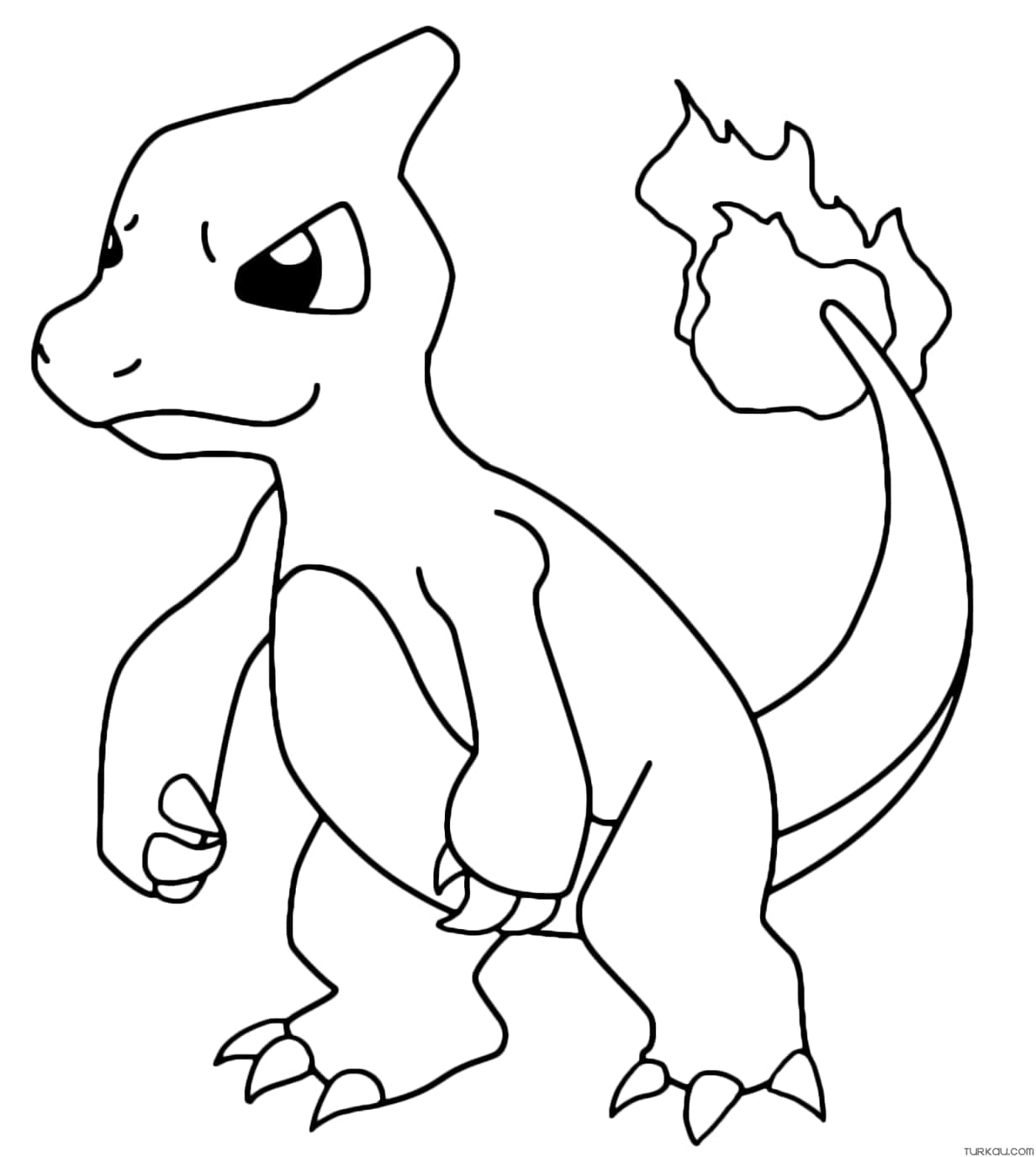 “Get creative with your favorite Pokemon characters by coloring them in!”