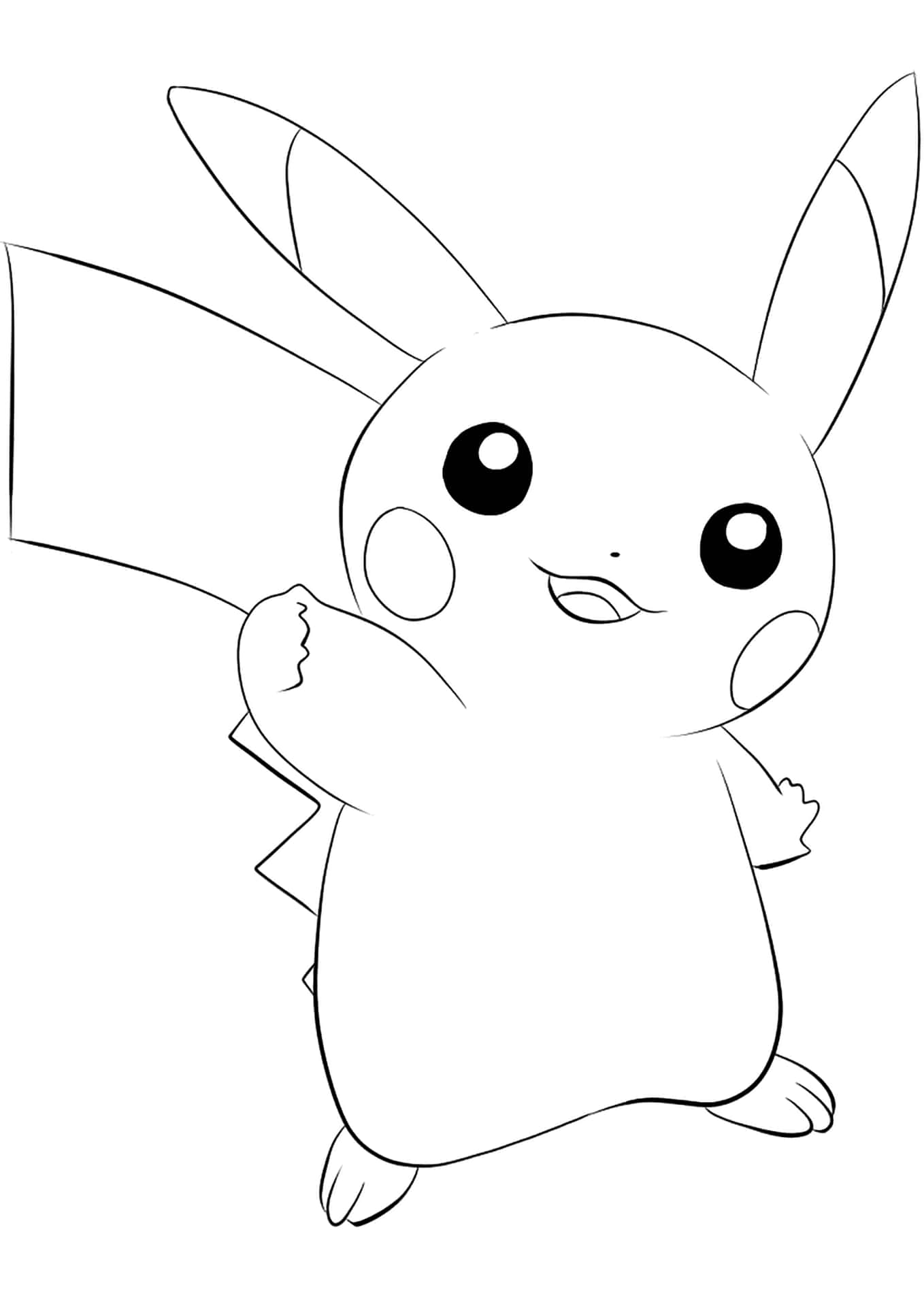 "Get creative and bring your favorite Pokemon to life with this printable Pokemon coloring page"