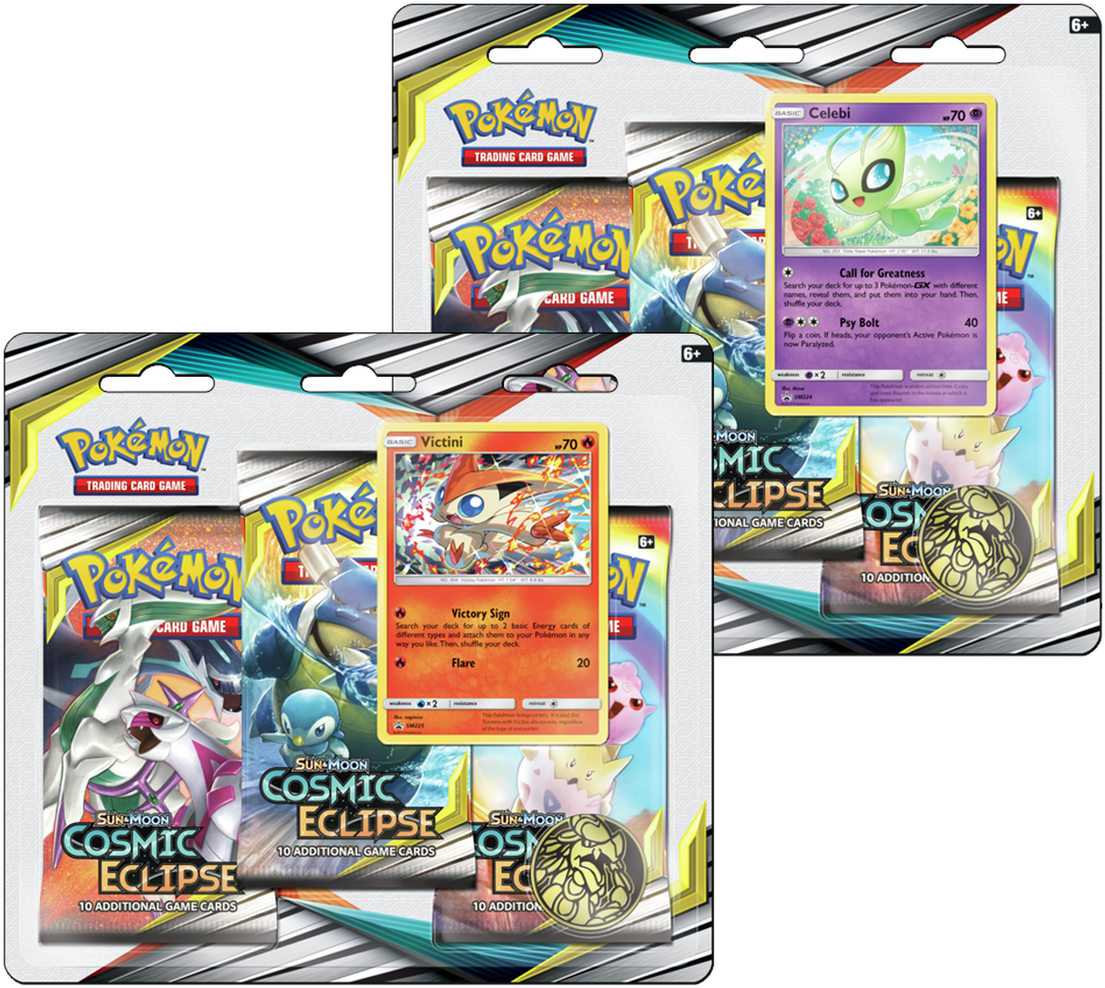 Pokemon Cosmic Eclipse Booster Packsand Promo Cards PNG