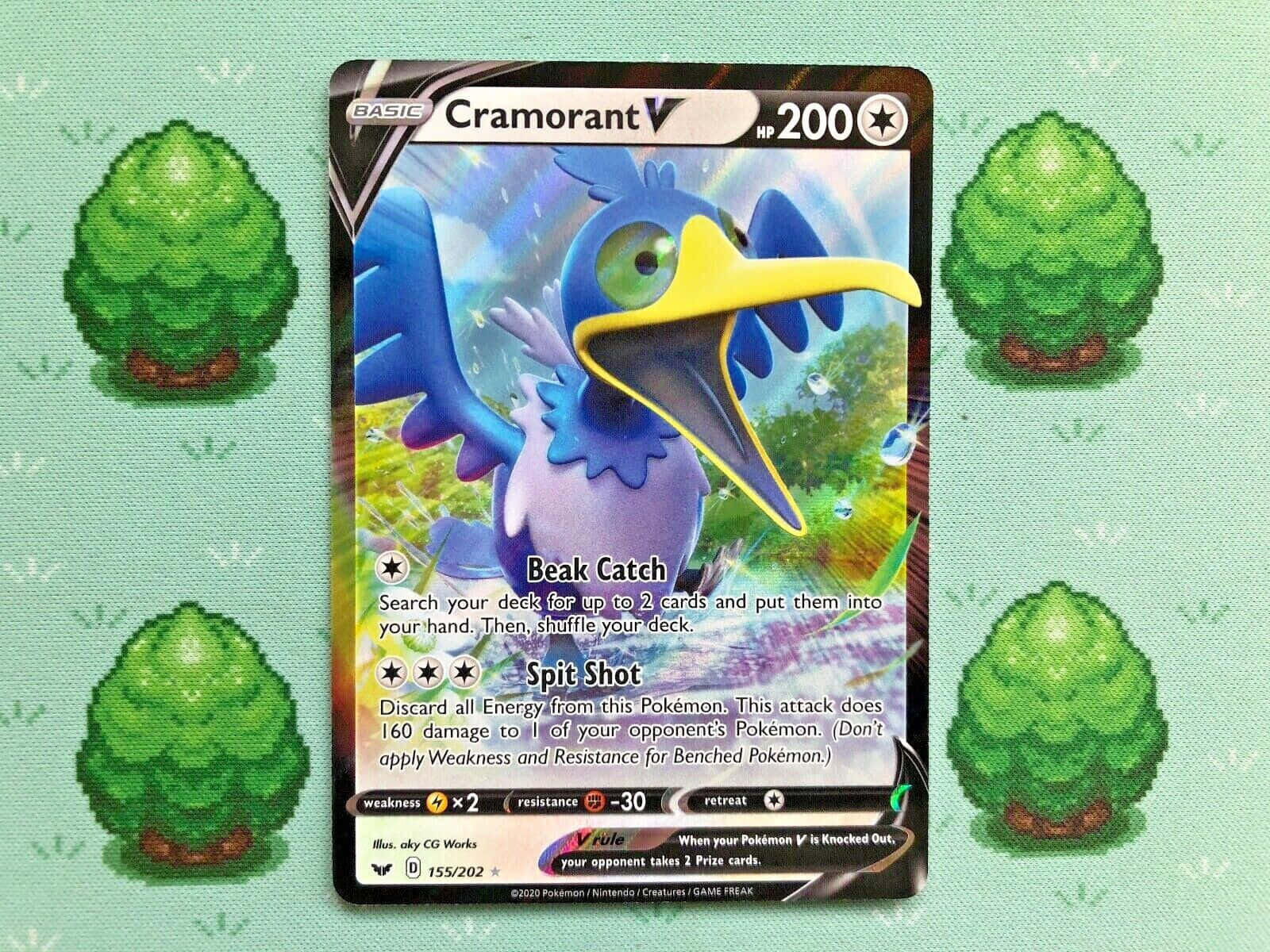 Pokémon Cramorant Gaming Card Wallpaper