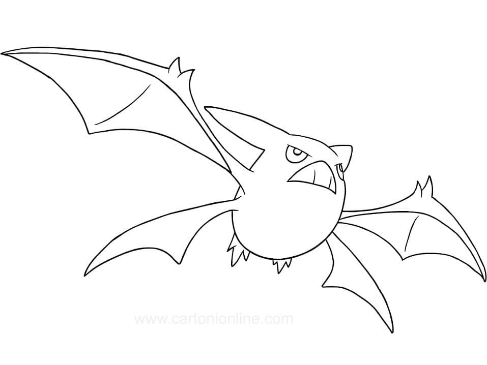Dibujode Pokémon Crobat. Fondo de pantalla