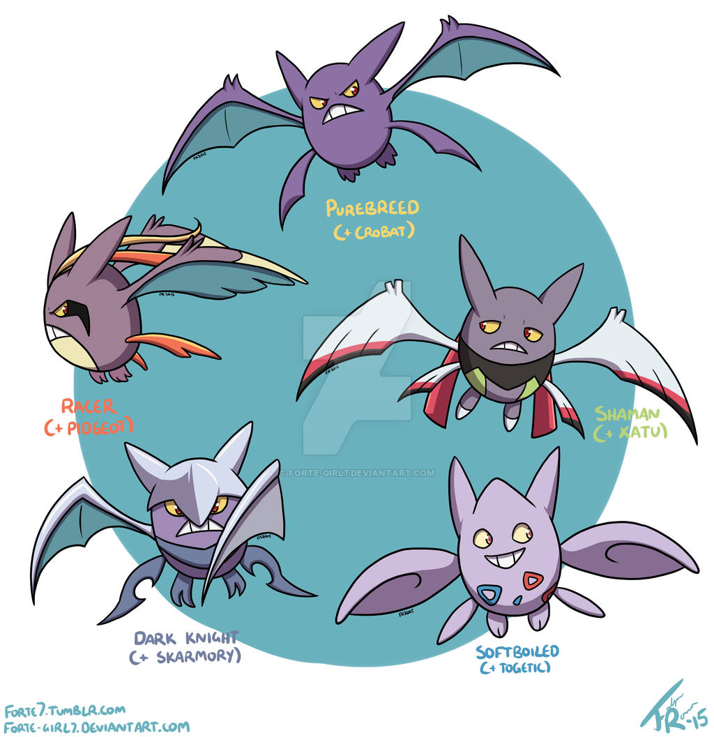 Pokémon Crobat Forms Wallpaper