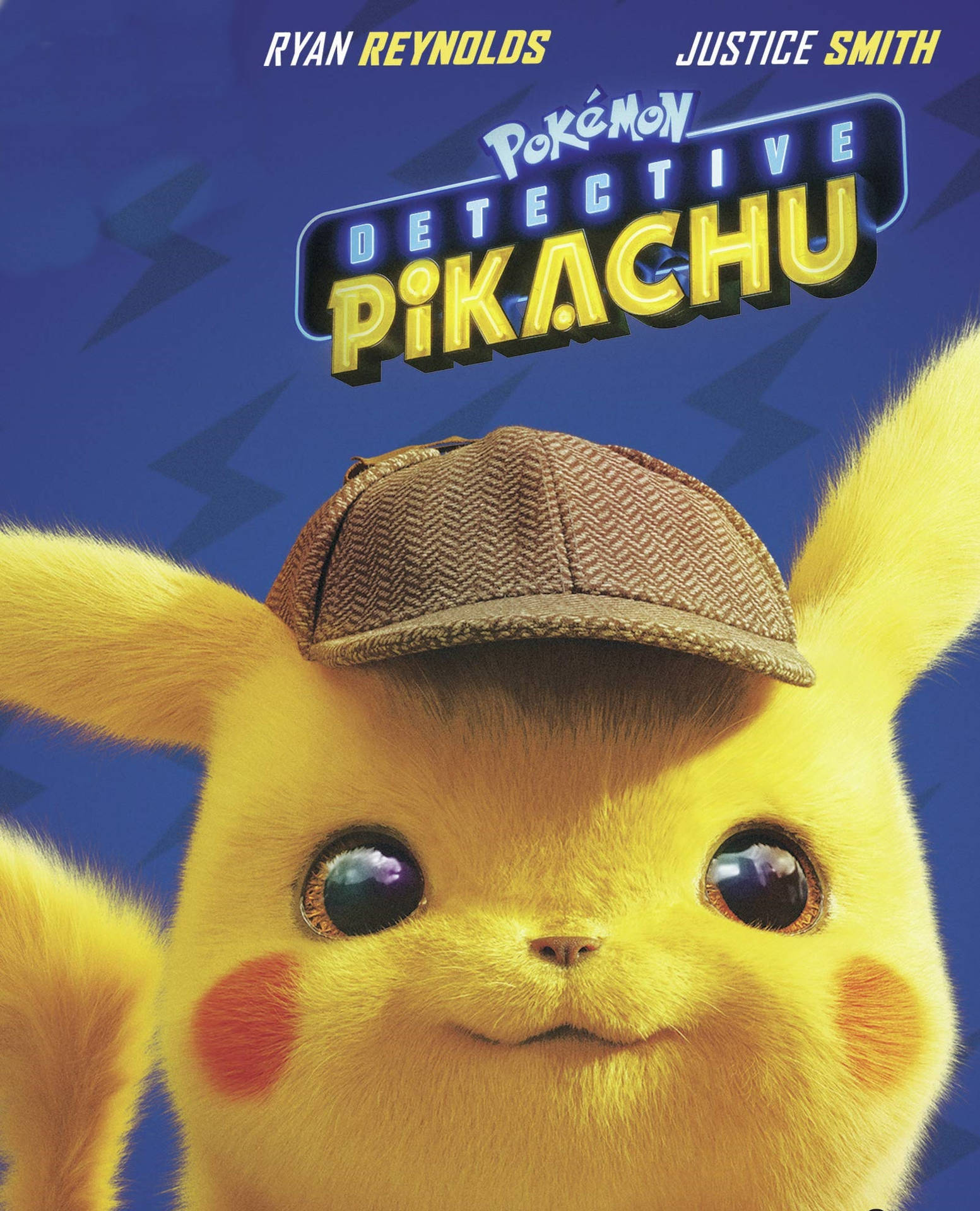 Pokemon Detective Pikachu Blue Poster Wallpaper