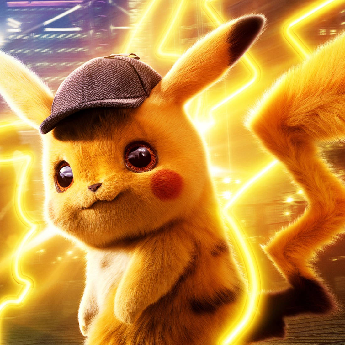 Pokemon Detective Pikachu Lightning Wallpaper