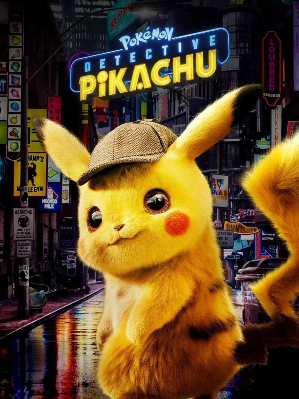 Pokemon Detective Pikachu Movie Poster Street Wallpaper