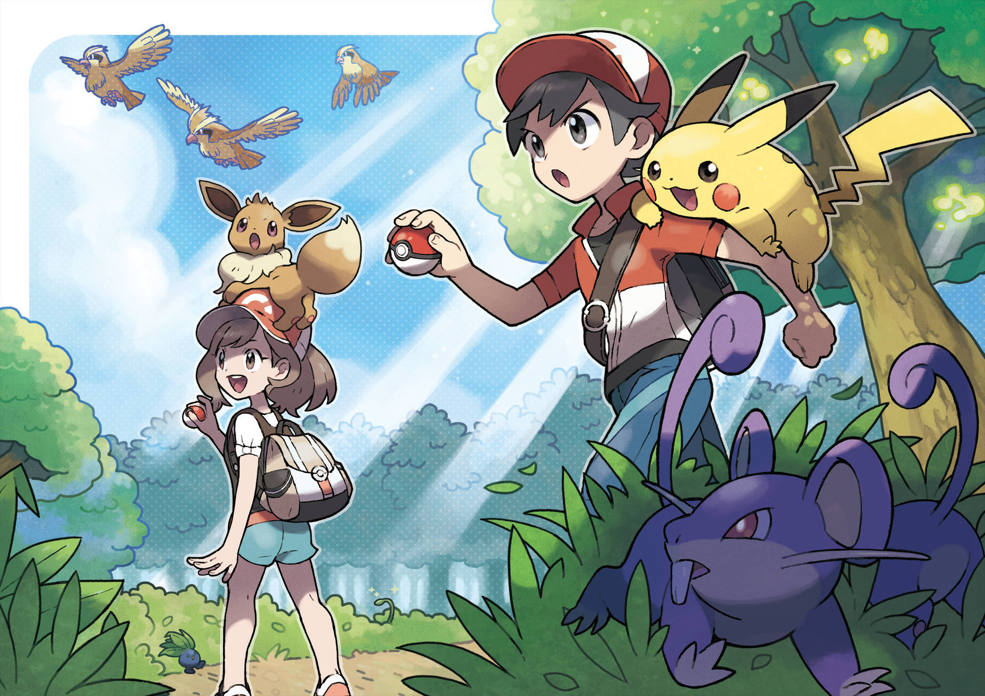 Pokémon Eevee And Friends Background